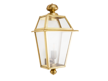 TIMELESS EDEN 322 - Brass and glass wall lamp by Il Bronzetto - view 2